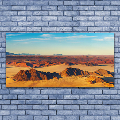Modern üvegkép Desert Sky Tájkép