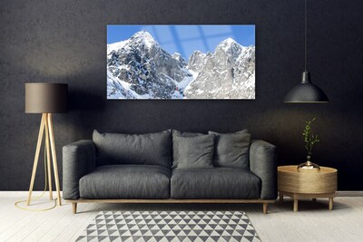 Üvegkép Snow Mountain Landscape
