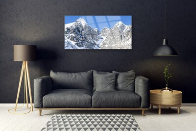 Üvegkép Snow Mountain Landscape