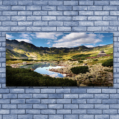 Üvegkép Mountain Lake Landscape