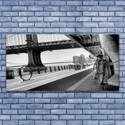 Üvegfotó Építészet Kerékpár Bridge