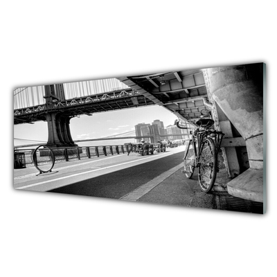 Üvegfotó Építészet Kerékpár Bridge