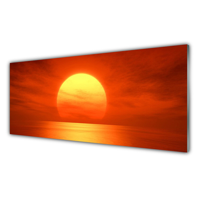 Üvegkép Sunset Sea