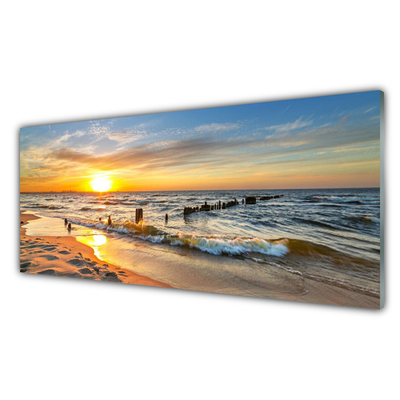 Üvegkép Sea Sunset Beach