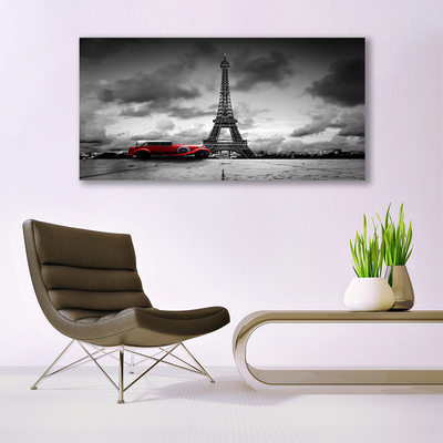 Üvegkép Párizs Eiffel-torony megtekintése