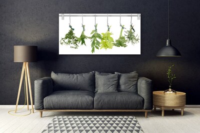 Üvegkép A levelek Nature Herbs