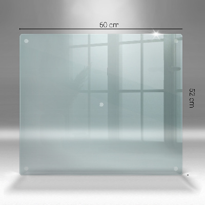 Tűzhelyvédő üveglap átlátszó téglalap alakú
