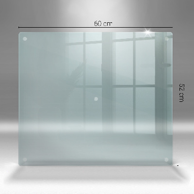Placă sticla protectie aragaz transparent téglalap alakú