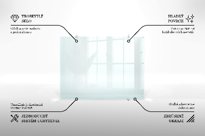 Konyhai panel Átlátszó
