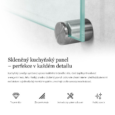 Konyhai panel Átlátszó