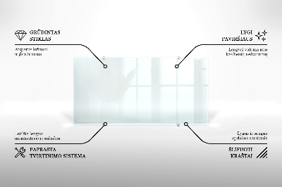Konyhai panel Átlátszó
