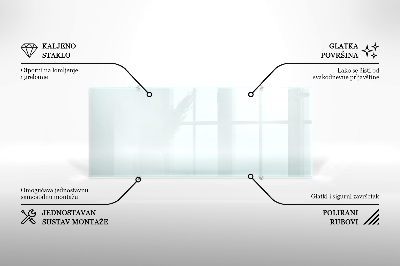 Konyhai panel Átlátszó