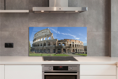 Konyhai üveg panel Róma Colosseum