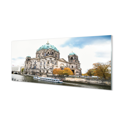 Konyhai üveg panel Németország Berlin Cathedral River