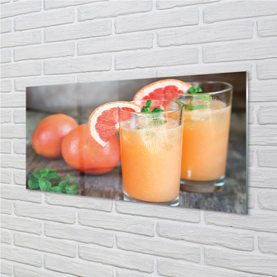 Konyhai üveg panel grapefruit koktél