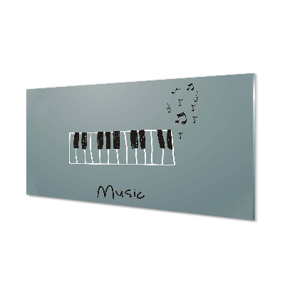 Konyhai üveg panel zongora jegyzetek