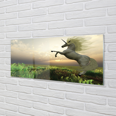 Konyhai üveg panel Unicorn Golf