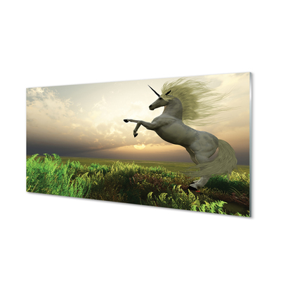 Konyhai üveg panel Unicorn Golf