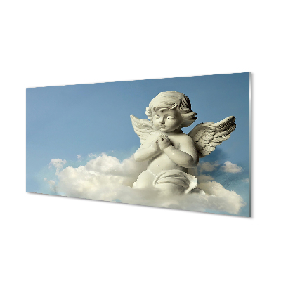 Konyhai üveg panel Angel ég felhők