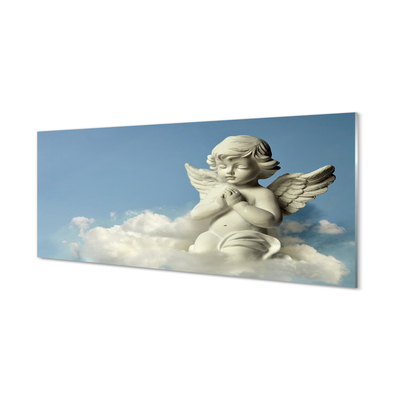 Konyhai üveg panel Angel ég felhők