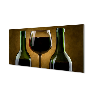Konyhai üveg panel 2 üveg pohár
