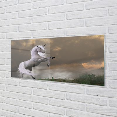 Konyhai üveg panel Unicorn top