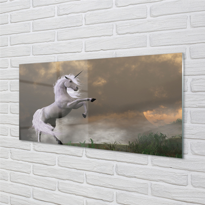 Konyhai üveg panel Unicorn top
