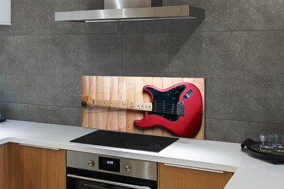 Konyhai üveg panel Elektromos gitár