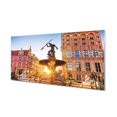Konyhai üveg panel Gdańsk Memorial Fountain