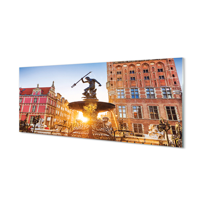 Konyhai üveg panel Gdańsk Memorial Fountain