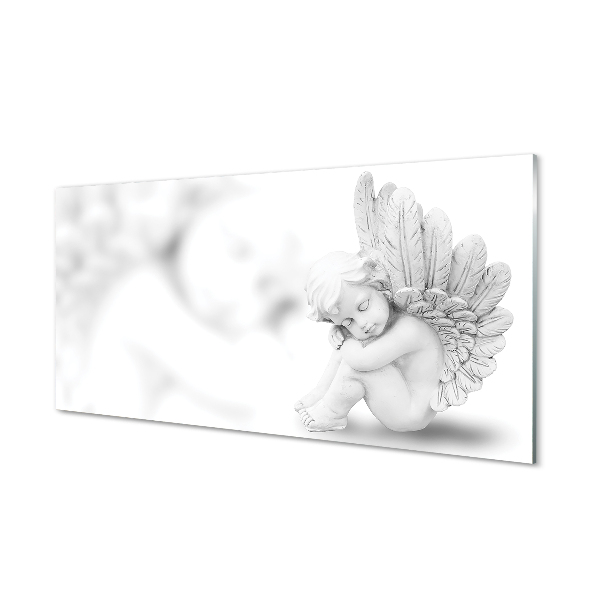 Konyhai üveg panel Sleeping angyal