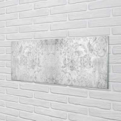 Konyhai üveg panel Kő konkrét minta