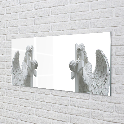 Konyhai üveg panel ima az angyalok