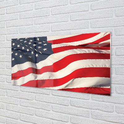 Konyhai üveg panel Amerikai zászló