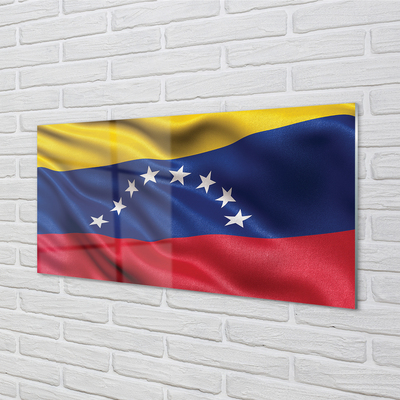 Konyhai üveg panel zászló Venezuela