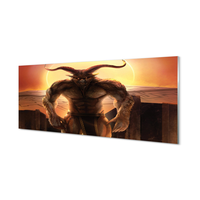Konyhai üveg panel Sunset forma