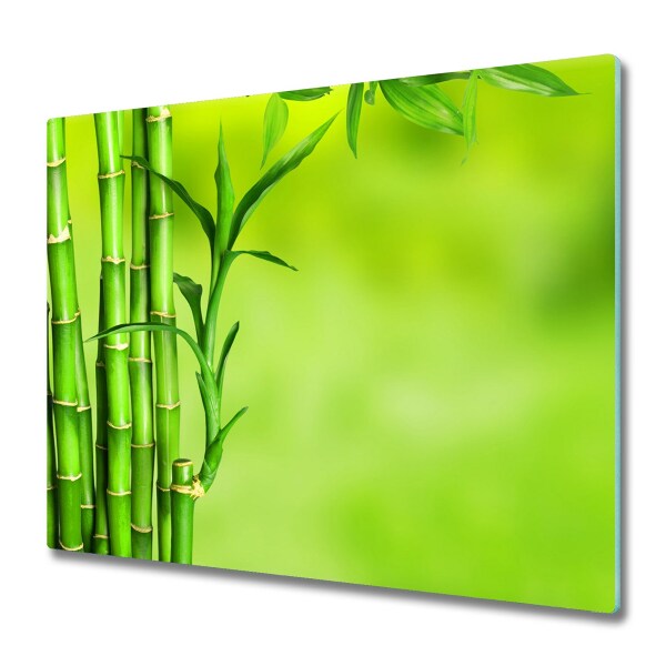 Üveg vágódeszka Bambusz