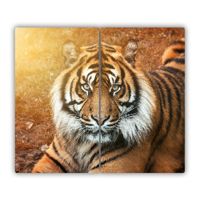 Üveg vágódeszka bengáli tigris