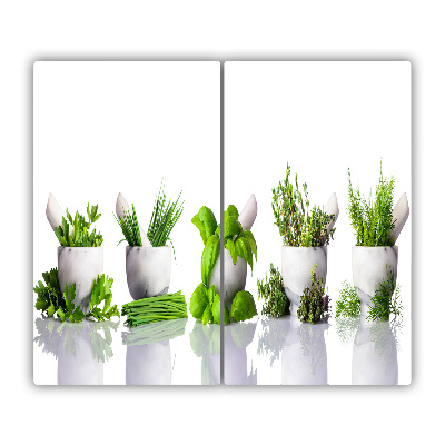 Üveg vágódeszka gyógynövények