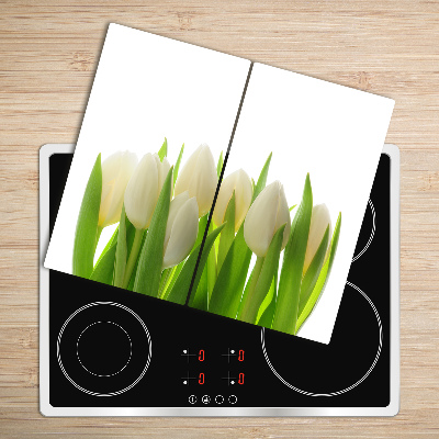 Üveg vágódeszka tulipán