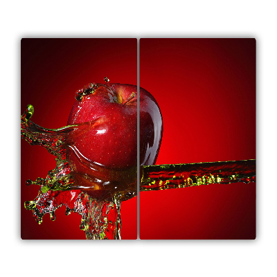 Üveg vágódeszka Az Apple és a víz