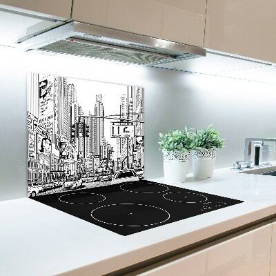 Üveg vágódeszka New York utcáin