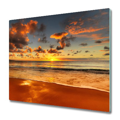 Üveg vágódeszka Sunset Beach