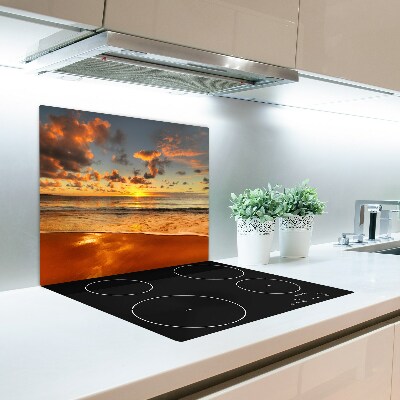 Üveg vágódeszka Sunset Beach