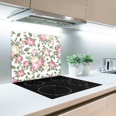 Üveg vágódeszka Roses