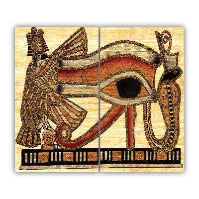 Üveg vágódeszka Egyiptomi papirusz szem