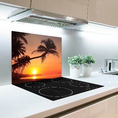 Üveg vágódeszka Sunset Beach