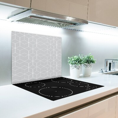 Üveg vágódeszka geometriai háttér