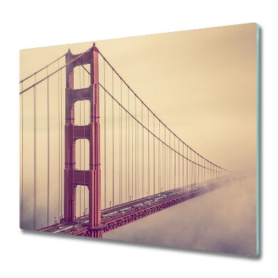 Üveg vágódeszka Bridge San Francisco