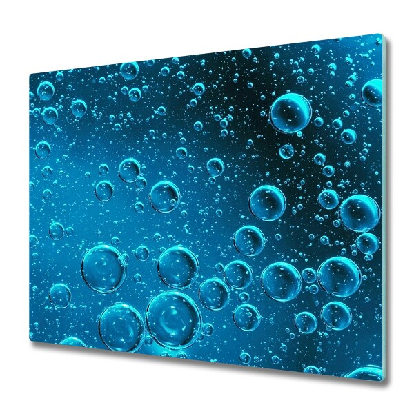 Üveg vágódeszka Buborékok víz alatt